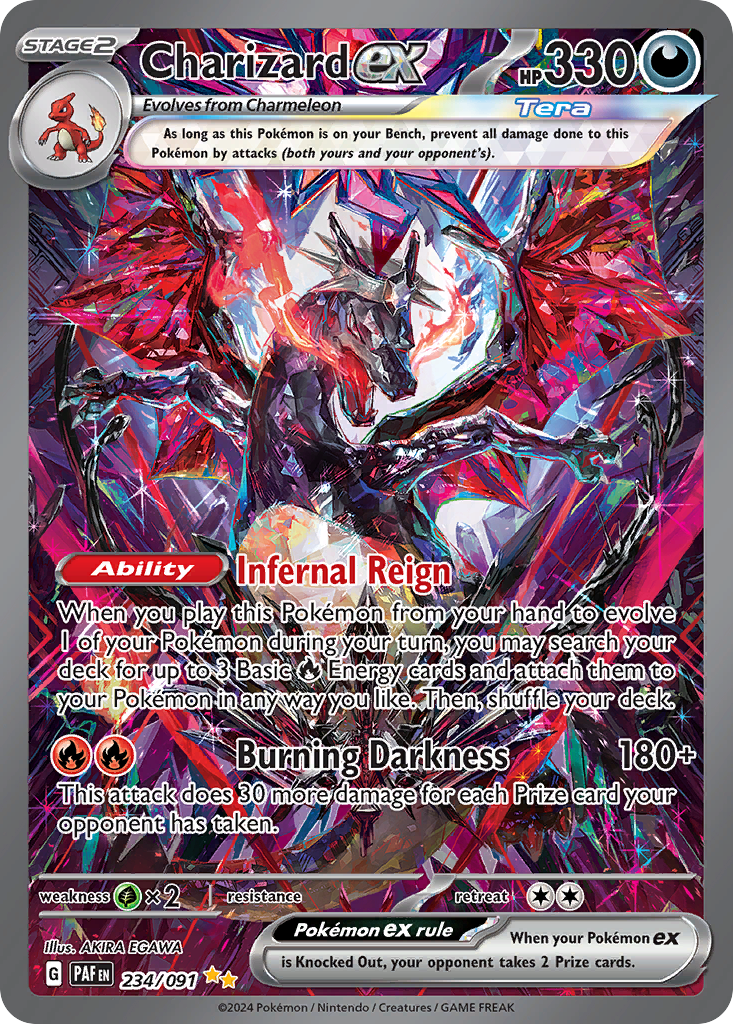 Charizard ex - 234/91 - Paldean Fates