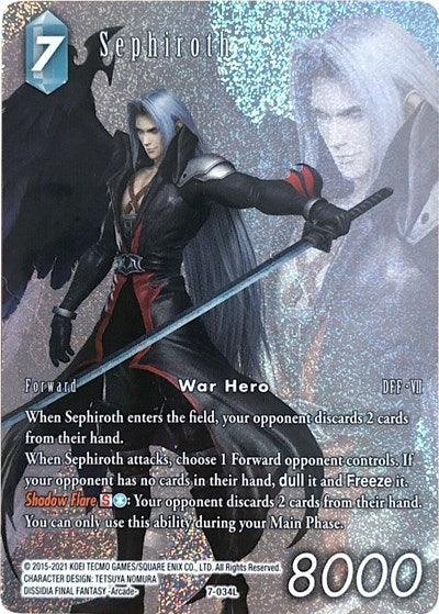 Sephiroth - 7-034L - Legend (Full Art) - Boss Deck: Chaos
