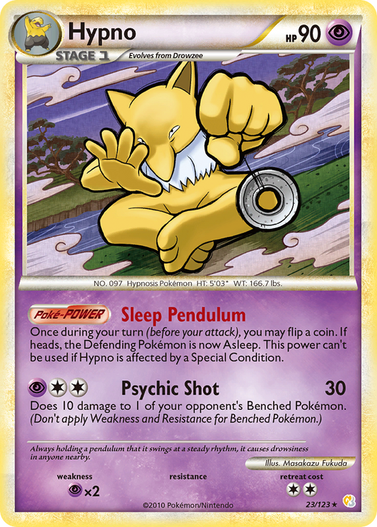 Hypno - 023/123 - HeartGold & SoulSilver