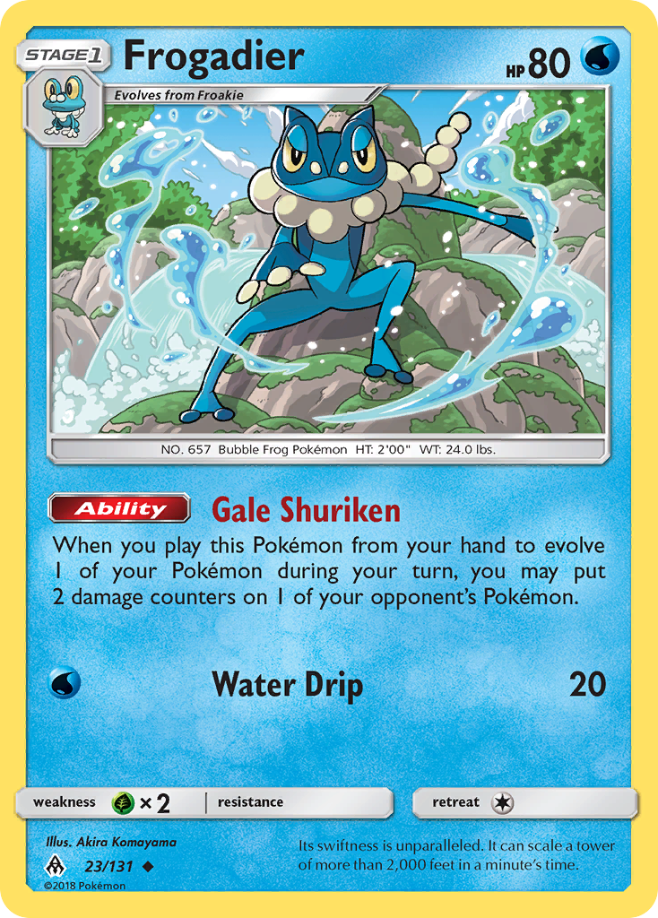 Frogadier - 023/131 - Forbidden Light