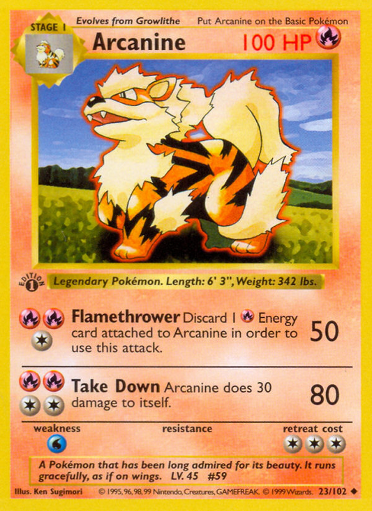 Arcanine - 023/102 - Base