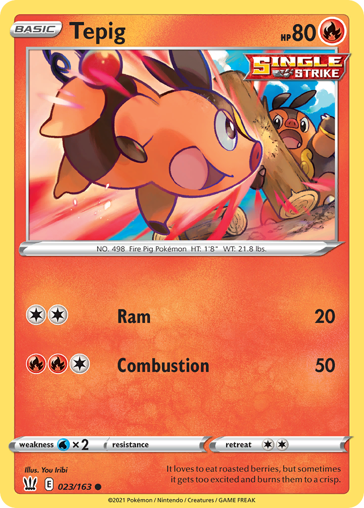 Tepig - 023/163 - Battle Styles