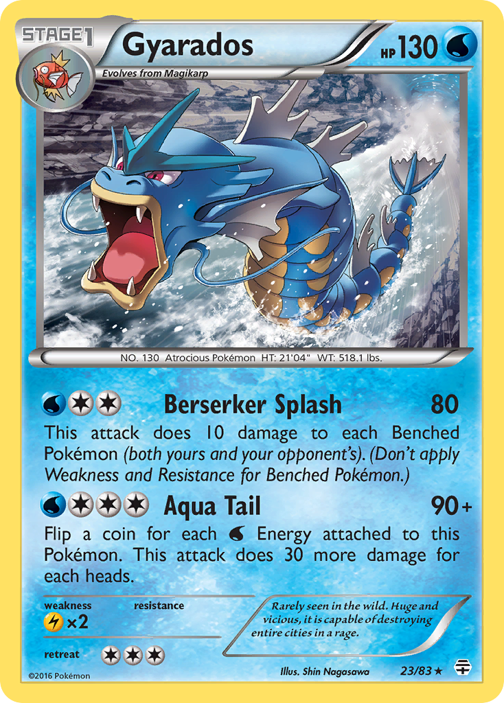 Gyarados - 23/83 - Generations