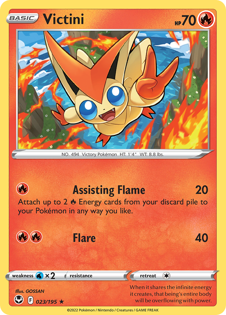 Victini - 023/195 - Silver Tempest