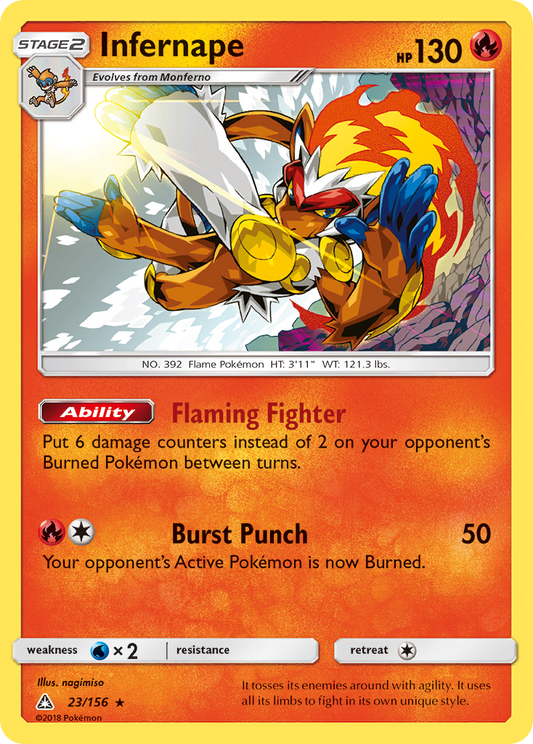 Infernape - 023/156 - Ultra Prism