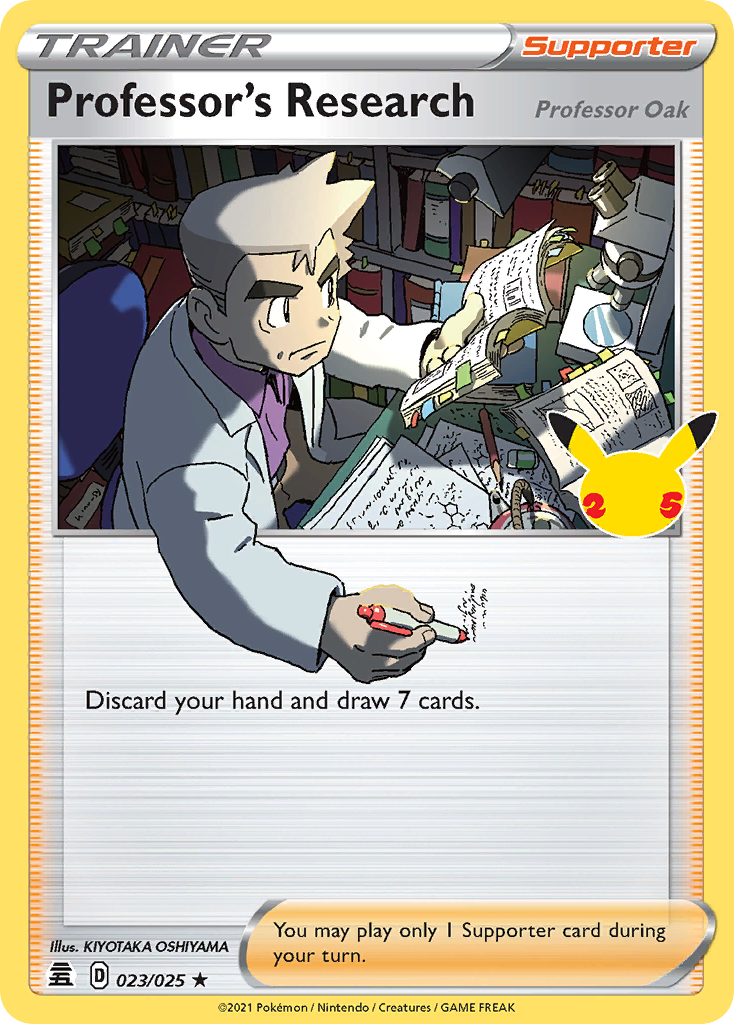 Professor's Research (Professor Oak) - 23/25 - Celebrations