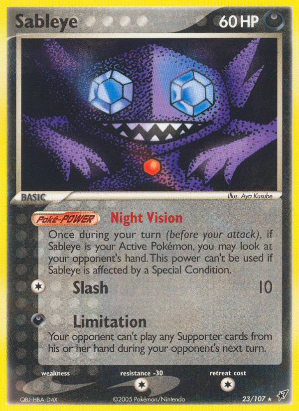 Sableye - 023/107 - Deoxys