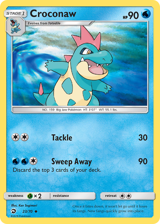 Croconaw - 23/70 - Dragon Majesty