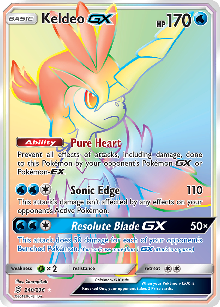 Keldeo-GX - 240/236 - Unified Minds