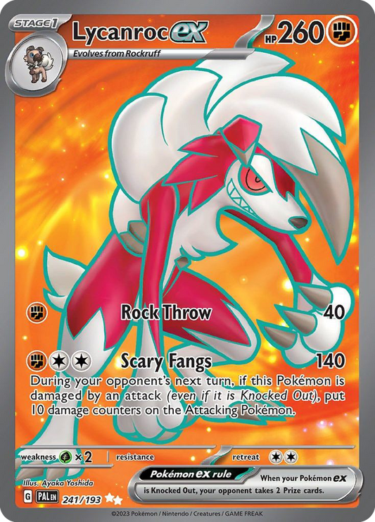 Lycanroc ex - 241/193 - Paldea Evolved