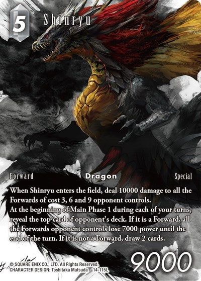 Shinryu - 14-115L - Legend (Full Art) - Opus XIV: Crystal Abyss