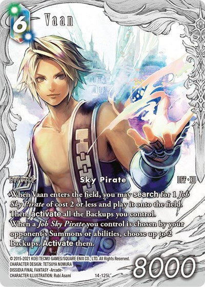 Vaan - 14-125L - Legend (Full Art) - Opus XIV: Crystal Abyss