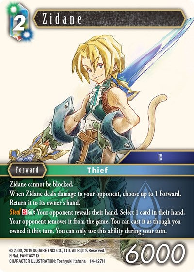 Zidane - 14-127H - Hero - Opus XIV: Crystal Abyss