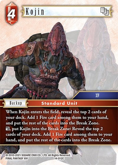 Kojin - 14-012C - Common - Opus XIV: Crystal Abyss