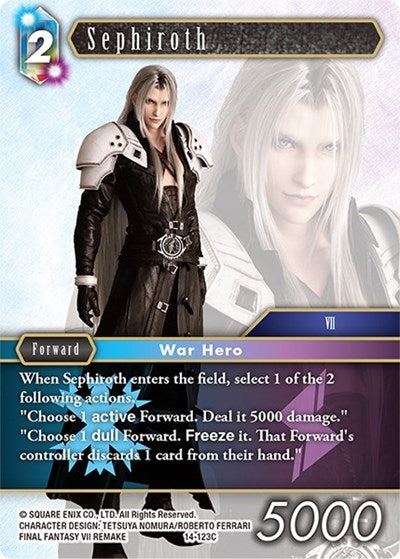Sephiroth - 14-123C - Common - Opus XIV: Crystal Abyss