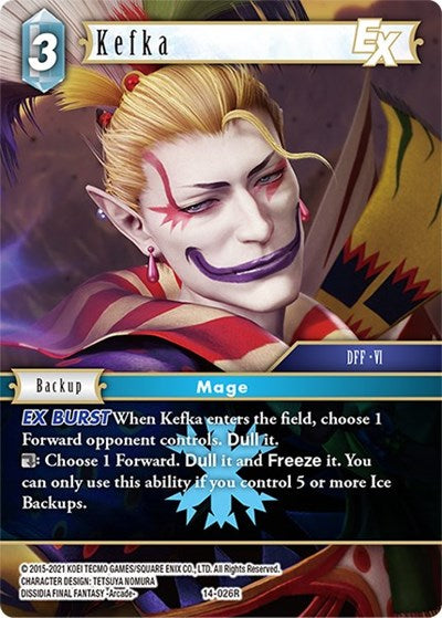 Kefka EX - 14-026R - Rare - Opus XIV: Crystal Abyss