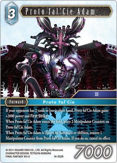 Proto fal'Cie Adam - 14-032R - Rare - Opus XIV: Crystal Abyss