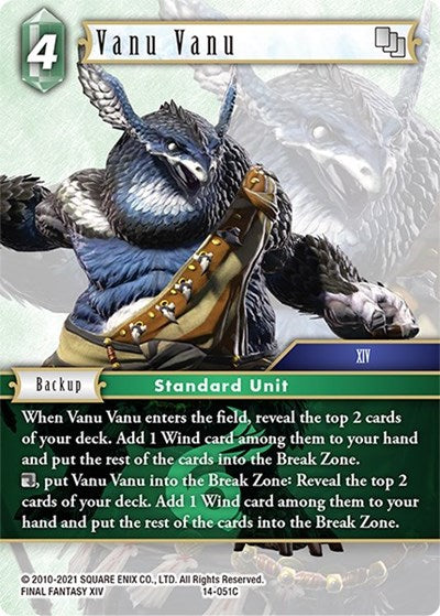 Vanu Vanu - 14-051C - Common - Opus XIV: Crystal Abyss