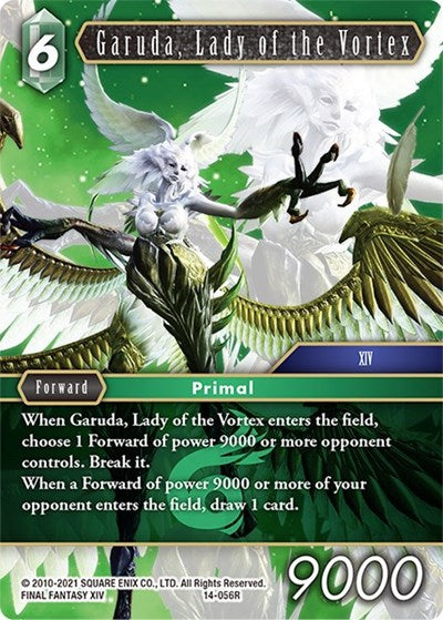 Garuda, Lady of the Vortex - 14-056R - Rare - Opus XIV: Crystal Abyss