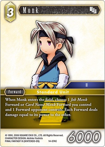 Monk - 14-074C - Common - Opus XIV: Crystal Abyss