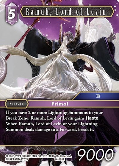 Ramuh, Lord of Levin - 14-090R - Rare - Opus XIV: Crystal Abyss