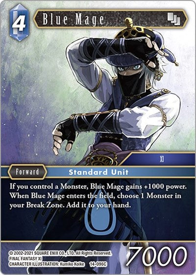 Blue Mage - 14-096C - Common - Opus XIV: Crystal Abyss