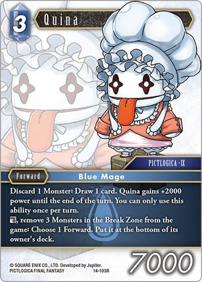 Quina - 14-103R - Rare - Opus XIV: Crystal Abyss