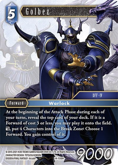Golbez - 14-106H - Hero - Opus XIV: Crystal Abyss