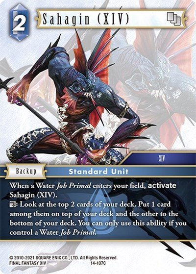 Sahagin (XIV) - 14-107C - Common - Opus XIV: Crystal Abyss
