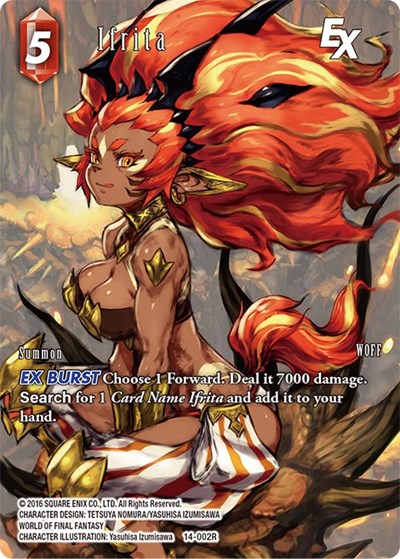 Ifrita EX - 14-002R - Rare (Full Art) - Opus XIV: Crystal Abyss