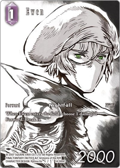 Ewen - 14-089C - Common (Full Art) - Opus XIV: Crystal Abyss