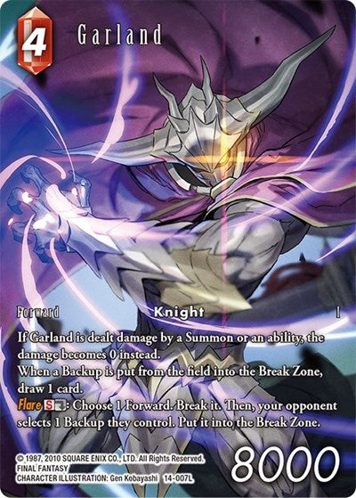 Garland - 14-007L - Legend (Full Art) - Opus XIV: Crystal Abyss