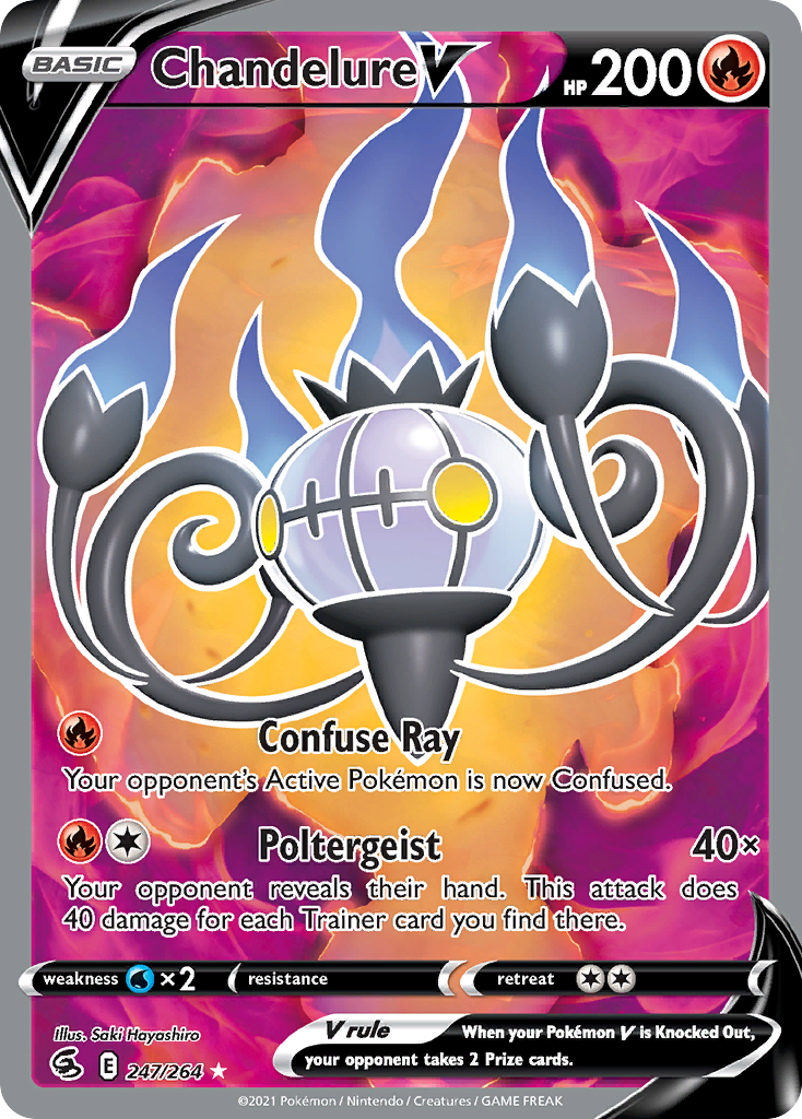 Chandelure V - 247/264 - Fusion Strike