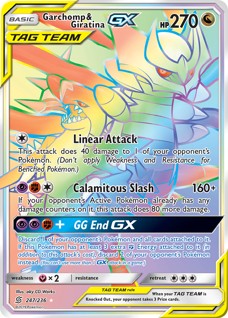 Garchomp & Giratina-GX - 247/236 - Unified Minds