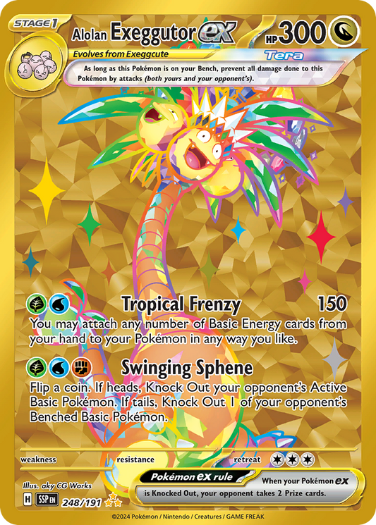 Alolan Exeggutor ex - 248/191 - Surging Sparks