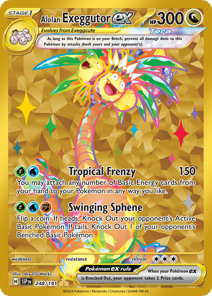 Alolan Exeggutor ex - 248/191 - Surging Sparks