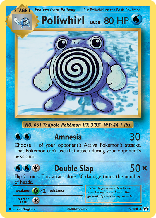 Poliwhirl - 024/108 - Evolutions