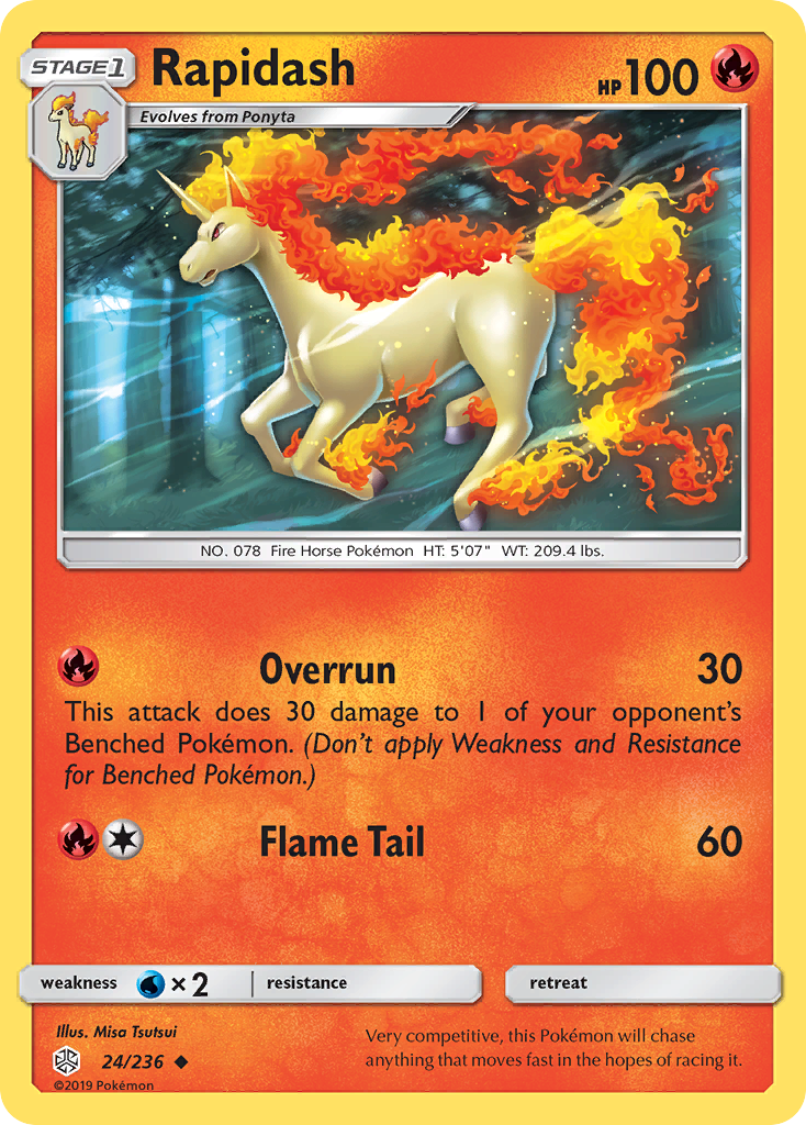 Rapidash - 024/236 - Cosmic Eclipse