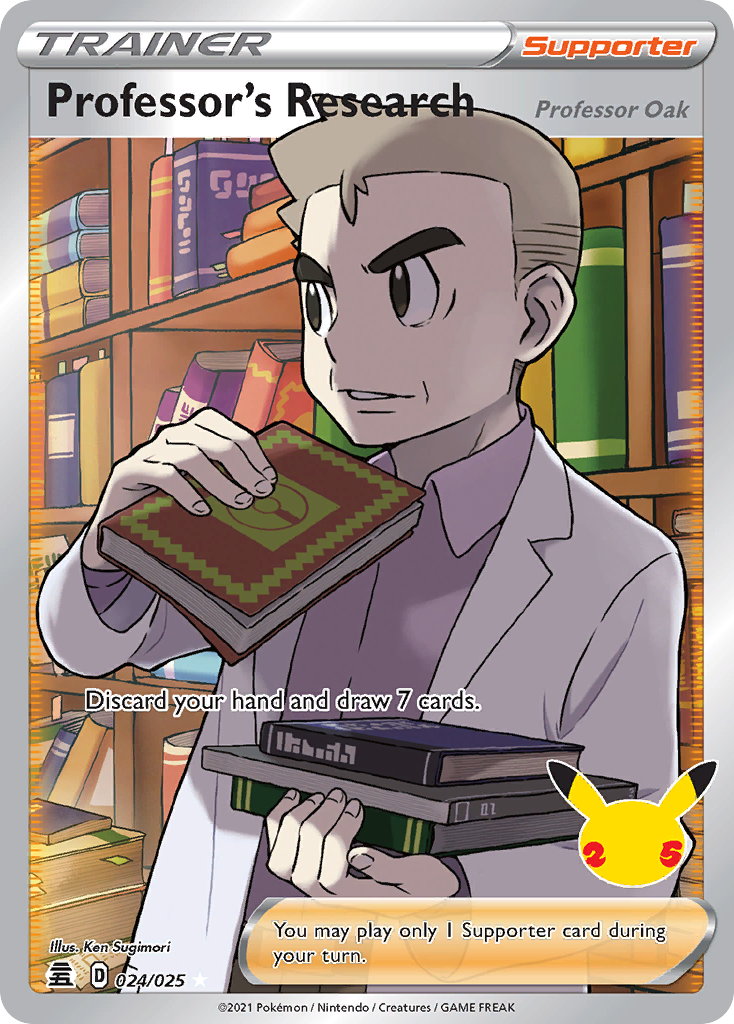 Professor's Research (Professor Oak) - 24/25 - Celebrations