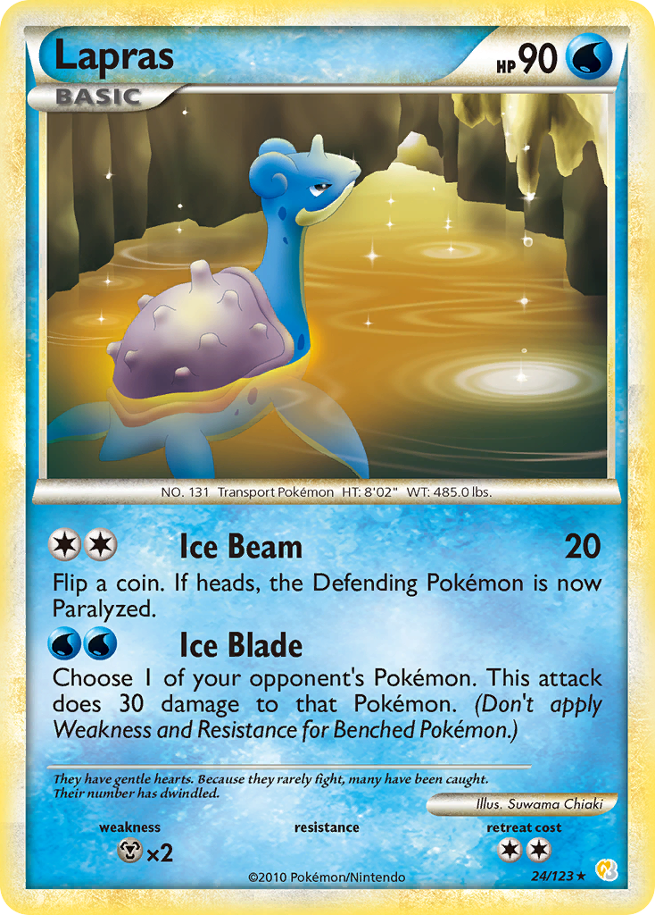 Lapras - 024/123 - HeartGold & SoulSilver