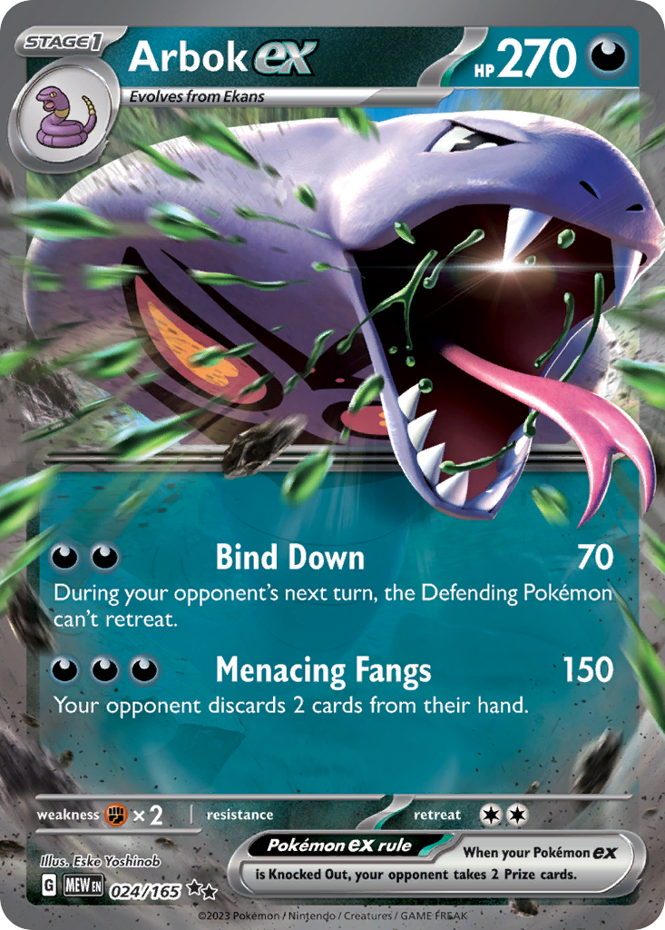 Arbok ex - 024/165 - 151