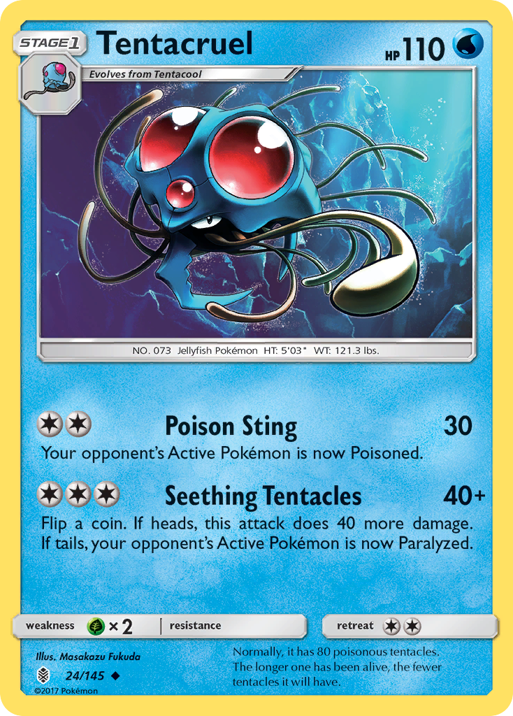 Tentacruel - 024/145 - Guardians Rising