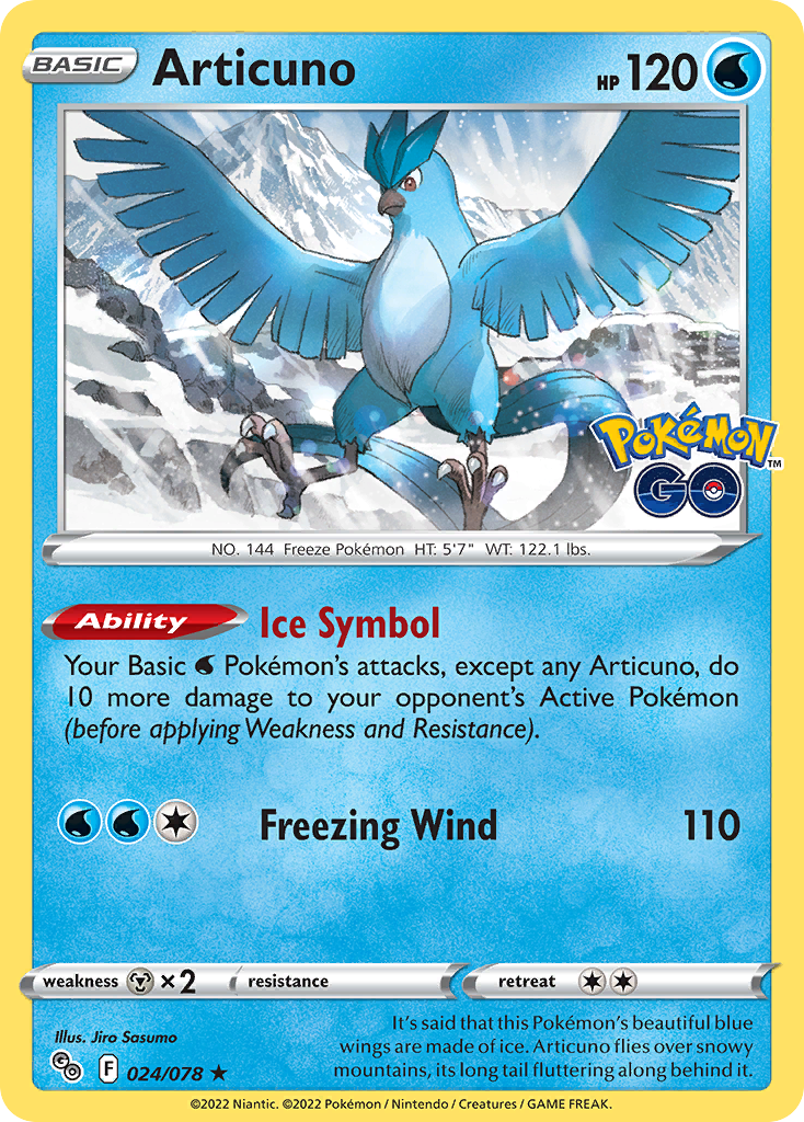 Articuno - 24/78 - Pokémon GO