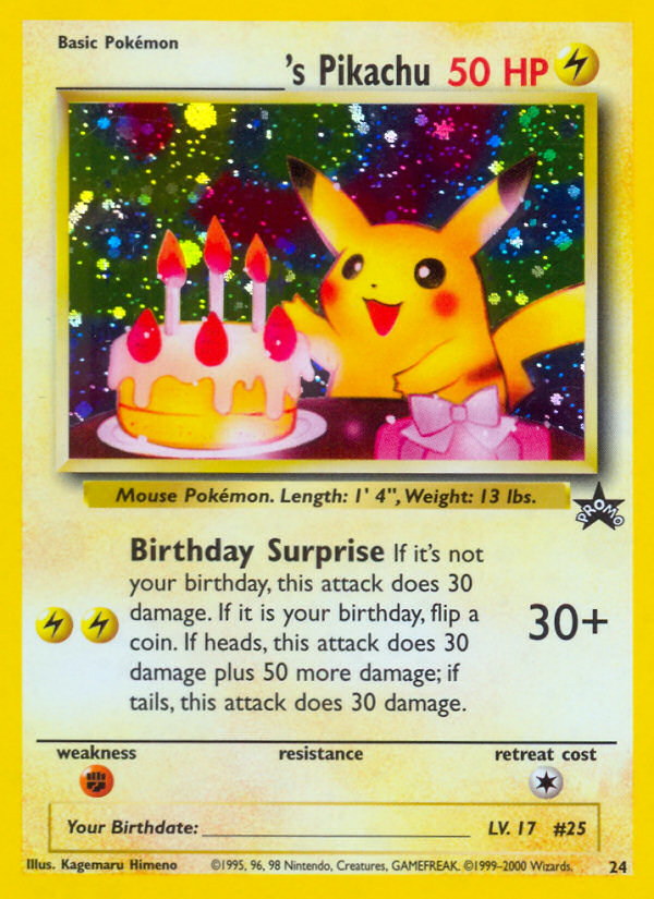 _____'s Pikachu - 24/53 - Wizards Black Star Promos