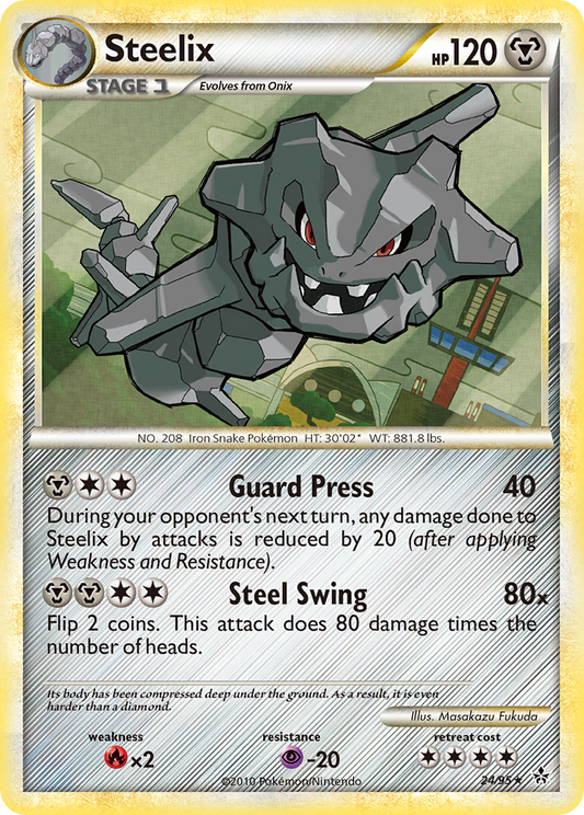 Steelix - 24/95 - HS—Unleashed