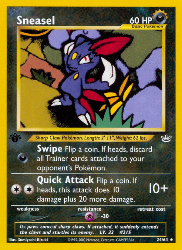 Sneasel - 24/64 - Neo Revelation