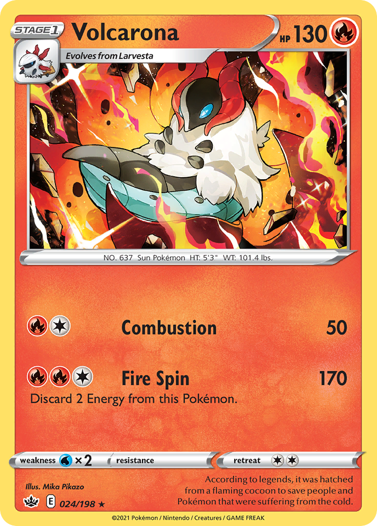 Volcarona - 024/198 - Chilling Reign