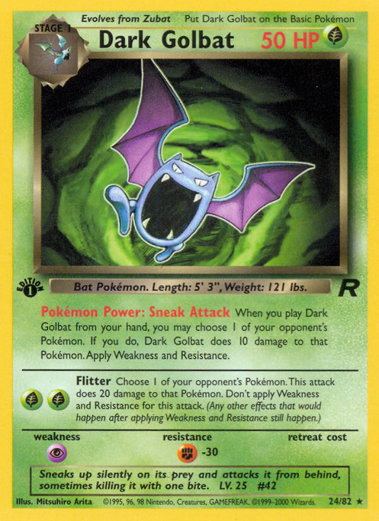 Dark Golbat - 24/82 - Team Rocket