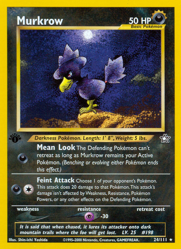 Murkrow - 024/111 - Neo Genesis