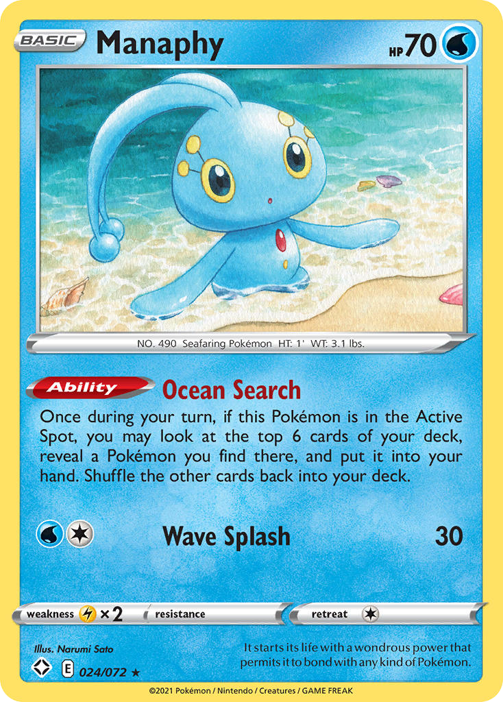 Manaphy - 24/72 - Shining Fates